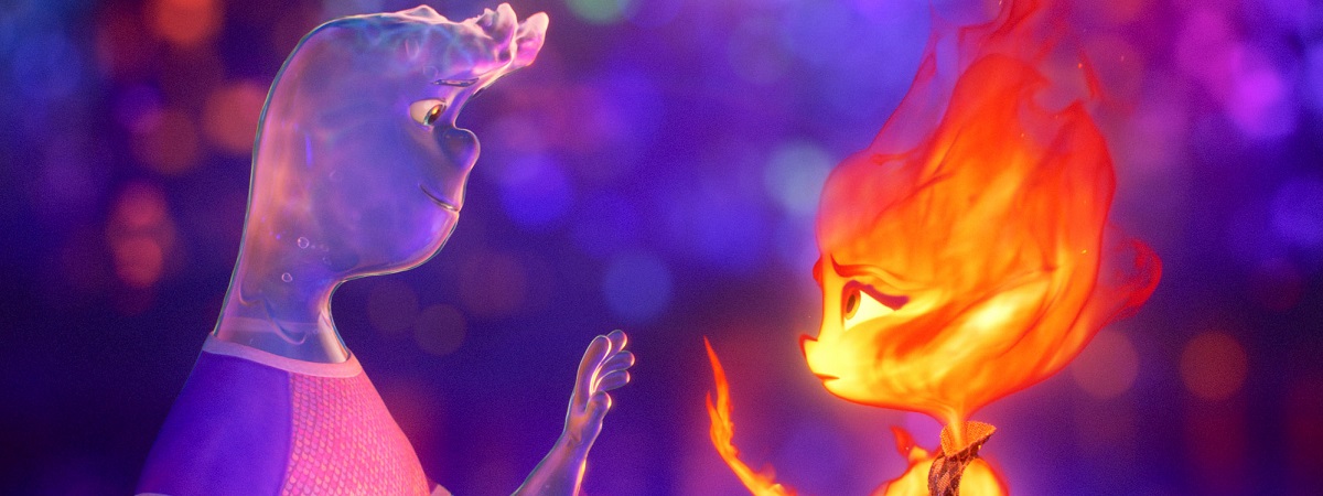 Wade and Ember in Disney/Pixar's Elemental