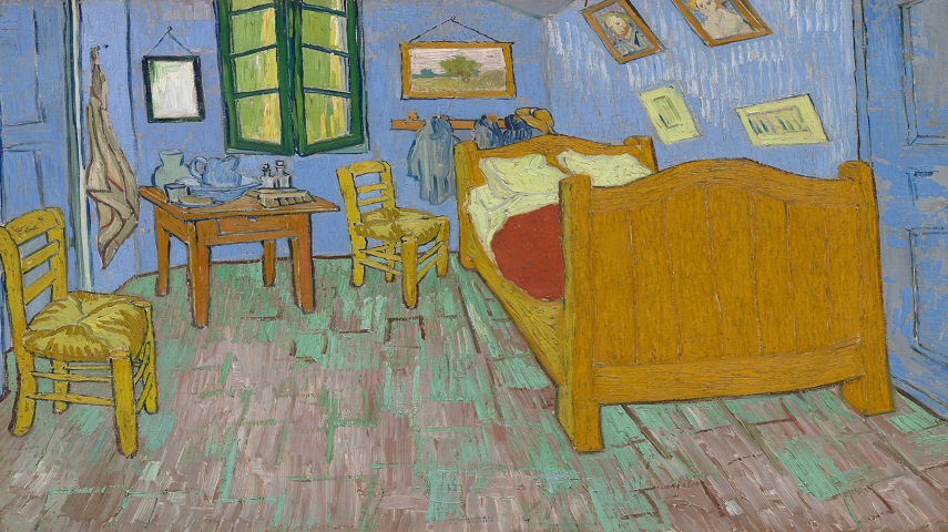 Van Gogh's famous bedroom painting