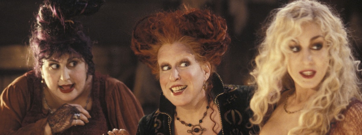 Kathy Najimy, Bette Midler and Sarah Jessica Parker in Disney's Hocus Pocus