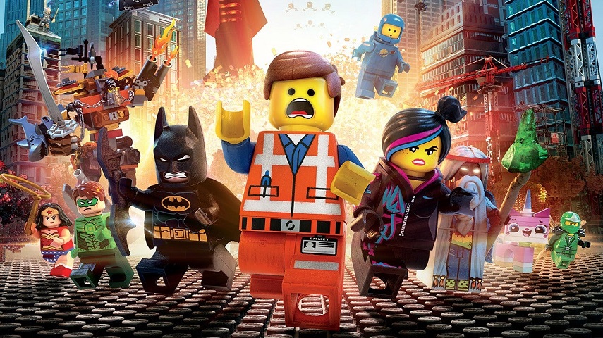 Various Lego minifigures in an image from The Lego Movie.