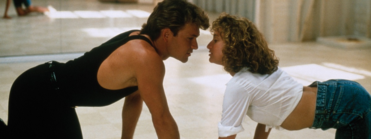 Patrick Swayze and Jennifer Grey in Dirty Dancing.