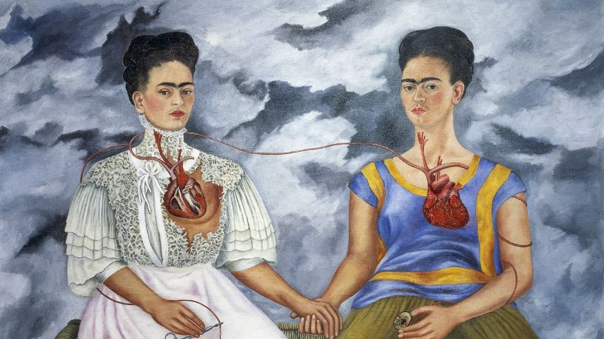 Frida Kahlo, The Two Fridas, 1939, Museo de Arte Moderno,, Bridgeman Images
