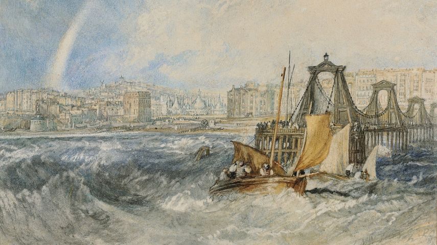 Joseph Mallord William, The Chain Pier Brighton c1824