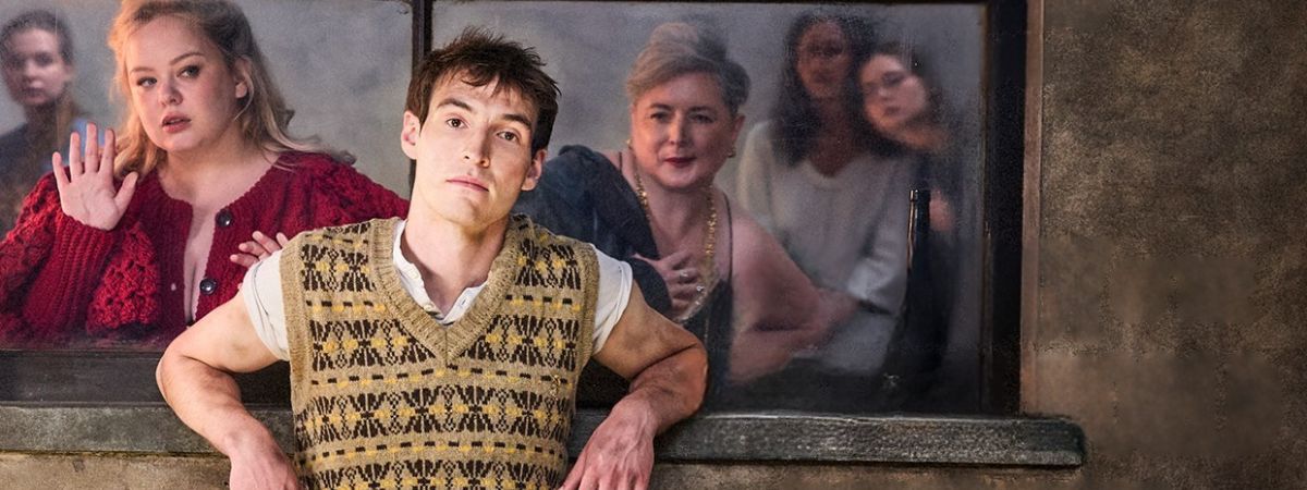 Nicola Coughlan (Bridgerton), Éanna Hardwicke (The Sixth Commandment) and Siobhán McSweeney in The Playboy of The Western World