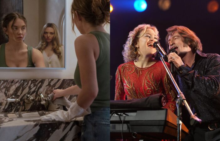 Images from The Housemaid and Song Sung Blue.