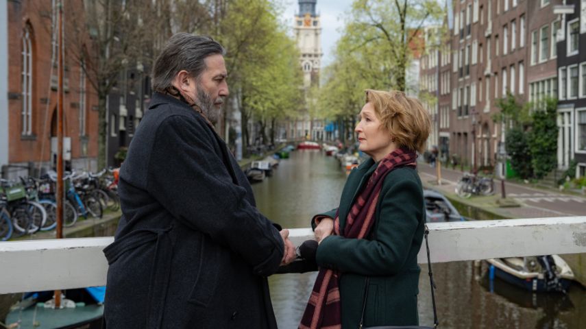 Ciaran Hinds and Lesley Manville in Midwinter Break.