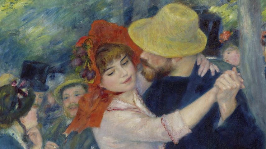 Dance at Bougival by Renoir