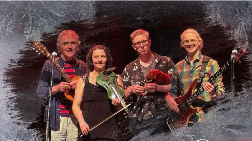 Jez Lowe and The Bad Pennies on stage