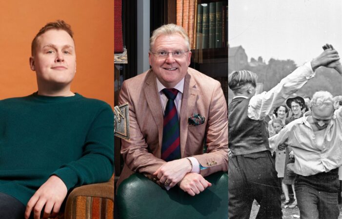 Images of comedian Josh Jones and antiques expert Mark Smith, as well as a promotional photograph for The Coal Faces.